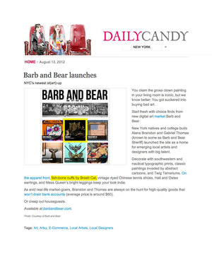 DAILY CANDY August 2012