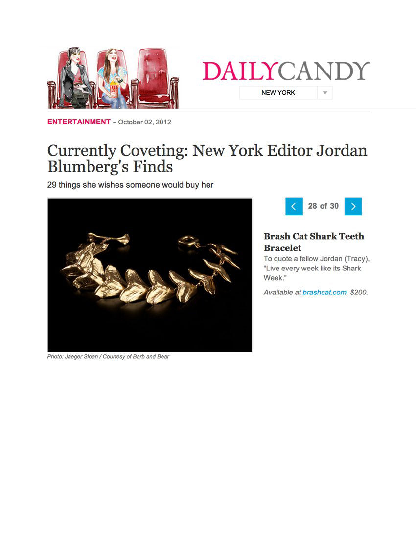 DAILY CANDY October 2012