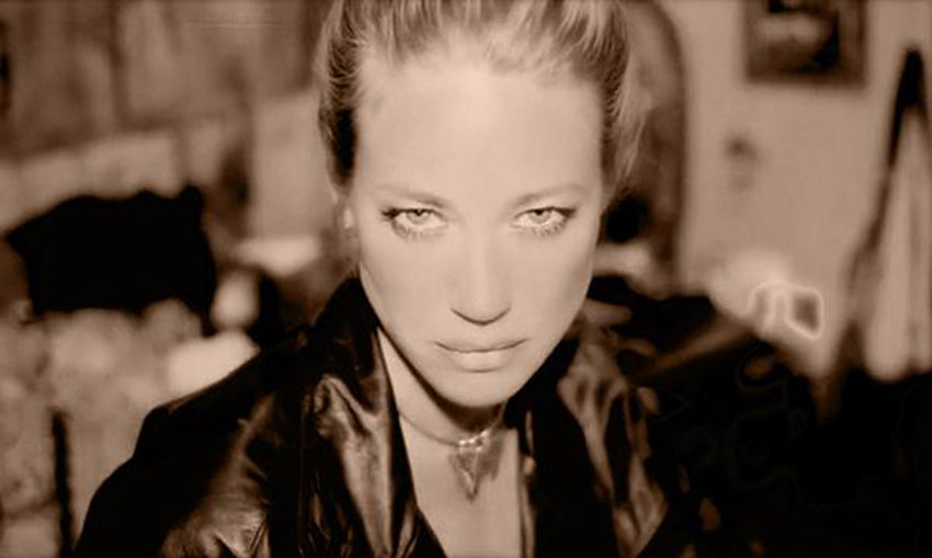 The New Mini Warrior Necklace on Caroline Forsling