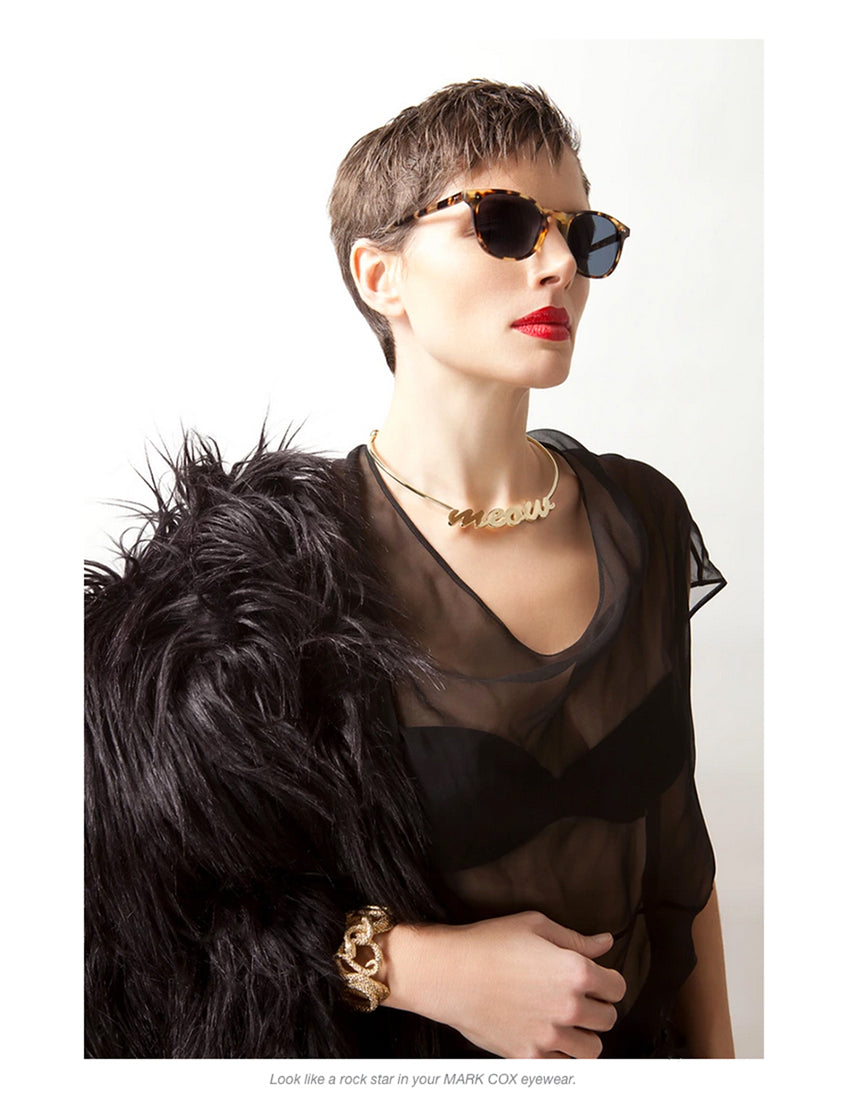 Brash Cat Jewelry As Seen On The Mark Cox Eyewear 2015 Campaign