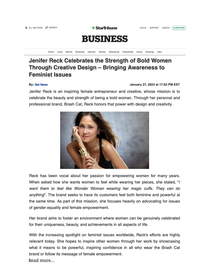 Jenifer Reck Celebrates the Strength of Bold Women Through Creative Design