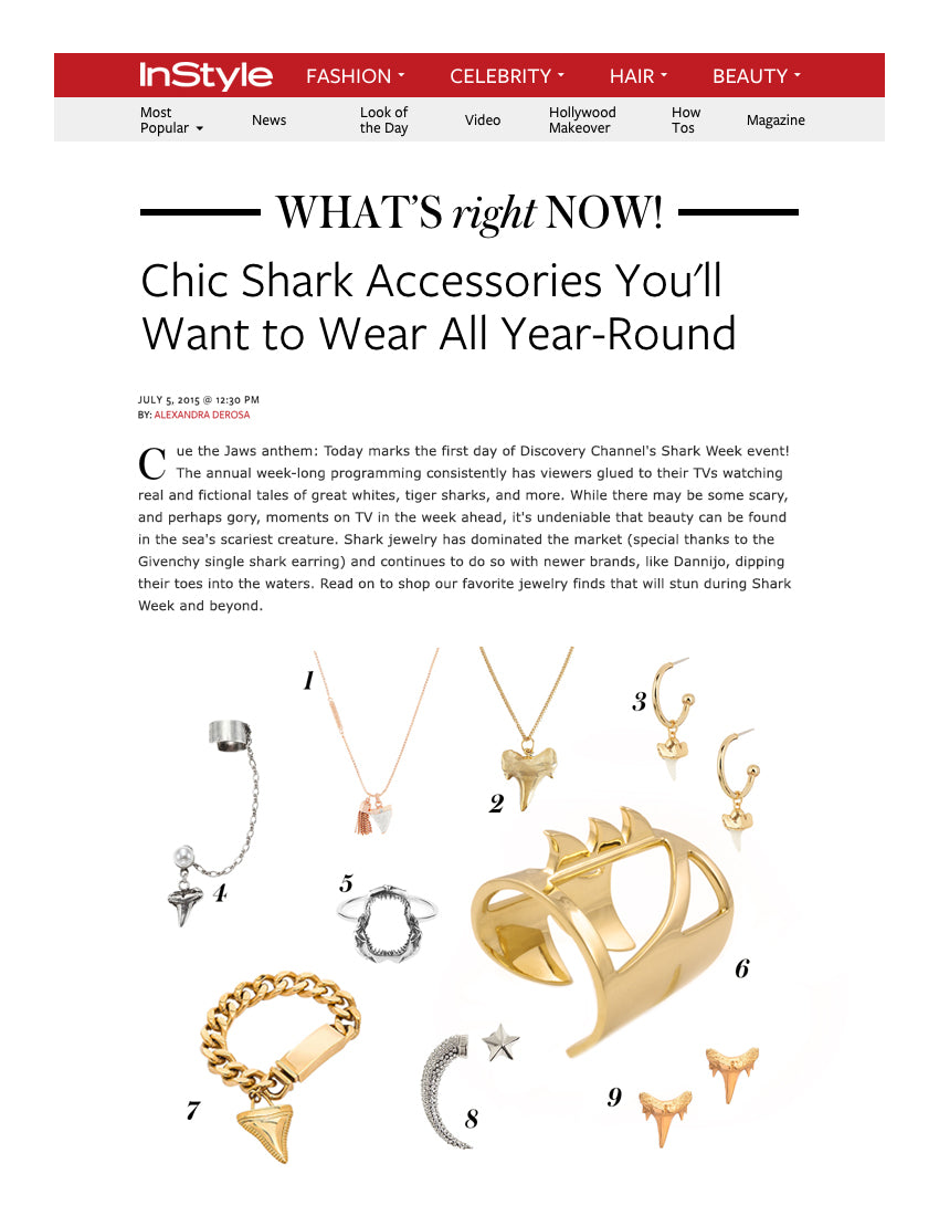 Chic Shark Accessories You'll Want to Wear All Year-Round | #6. Triple Fin Cuff