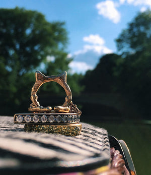 Kitty Chain Ring