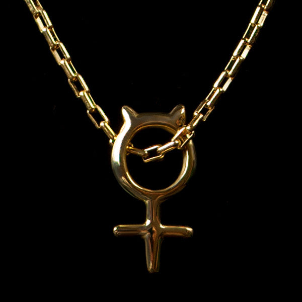 Girl Cat Necklace♀