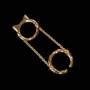 Kitty Chain Ring