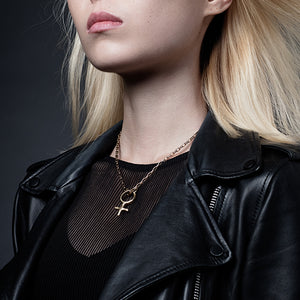 Girl Cat Necklace♀
